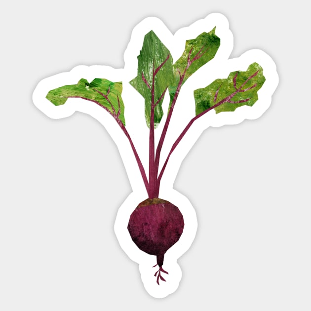 Beetroot Sticker by Babban Gaelg